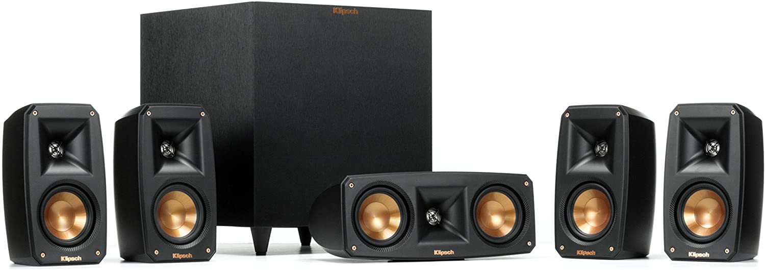 Klipsch Black Reference Theater Pack 5.1 Surround Sound System Klipsch Black Reference Theater Pack 5.1 Surround Sound System
